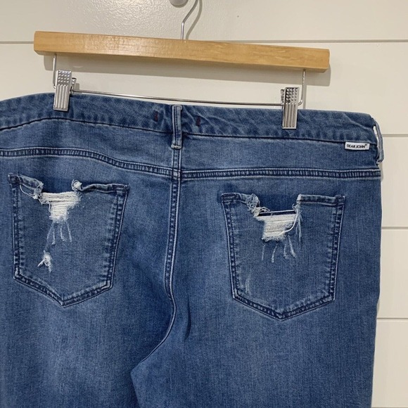 Dear John | Jeans Pixie Skinny 11" High Rise Ankle Laguna Beach Distressed- 33 - Picture 5 of 8